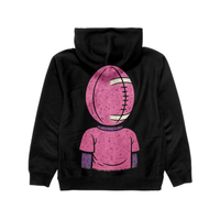 "Pink Knock" - Black Zip Up Hoodie